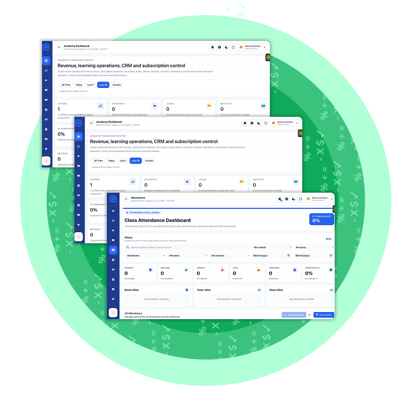Edufocus institute dashboard